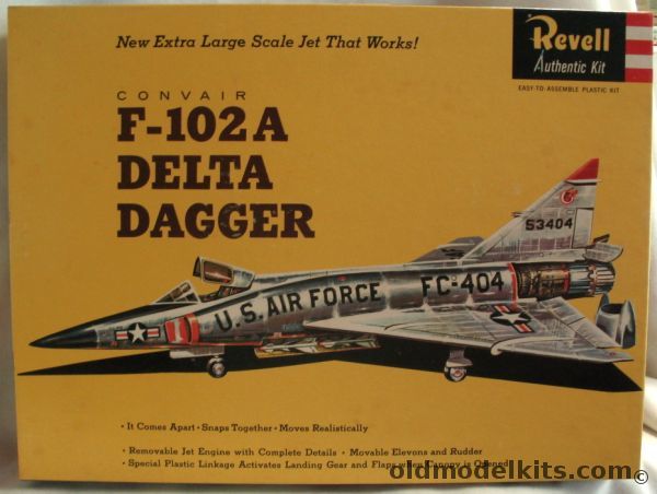 Revell 1/48 F-102A Delta Dagger Large Scale Working Model, H281-200 plastic model kit